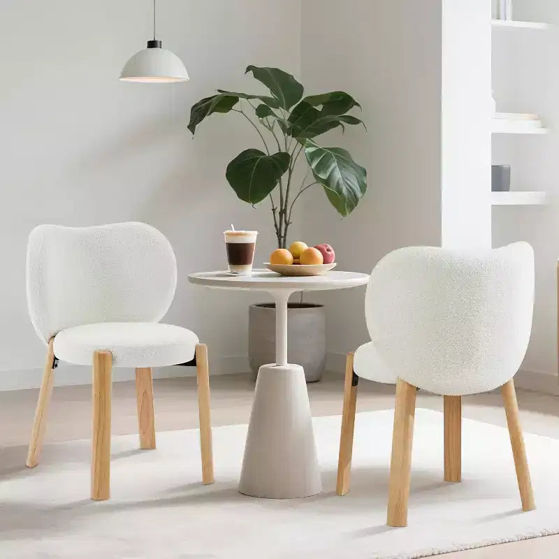 Bonita silla de tocador con respaldo en forma de corazón, taburete moderno de tela de peluche para tocador, oficina en casa, dormitorio, comedor y sala de estar