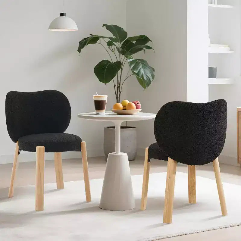 Bonita silla de tocador con respaldo en forma de corazón, taburete moderno de tela de peluche para tocador, oficina en casa, dormitorio, comedor y sala de estar