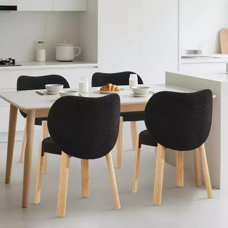 Bonita silla de tocador con respaldo en forma de corazón, taburete moderno de tela de peluche para tocador, oficina en casa, dormitorio, comedor y sala de estar