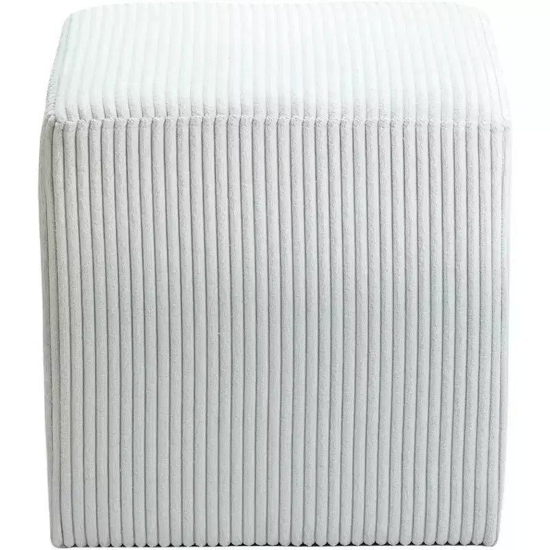 Pouf/tabouret en tissu suédine de style nordique