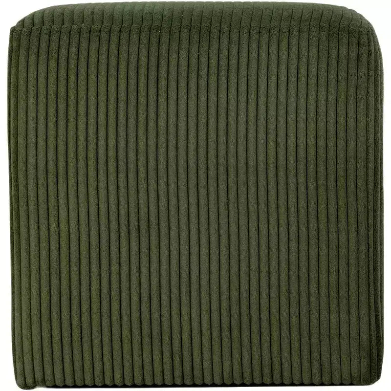 Pouf/tabouret en tissu suédine de style nordique