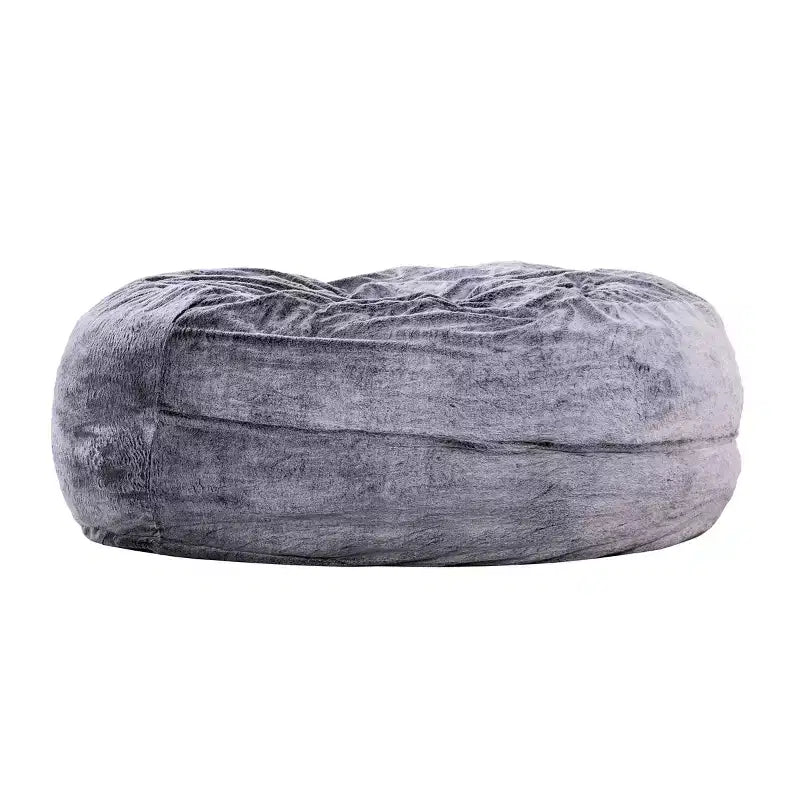 Runder Sitzsack aus dickem Cord, übergroßer weicher Sitzsack zum Entspannen