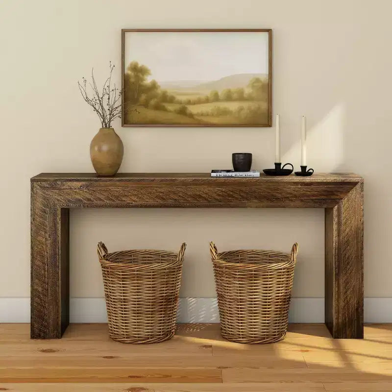 Console grand format rustique (66in / 1676mm)