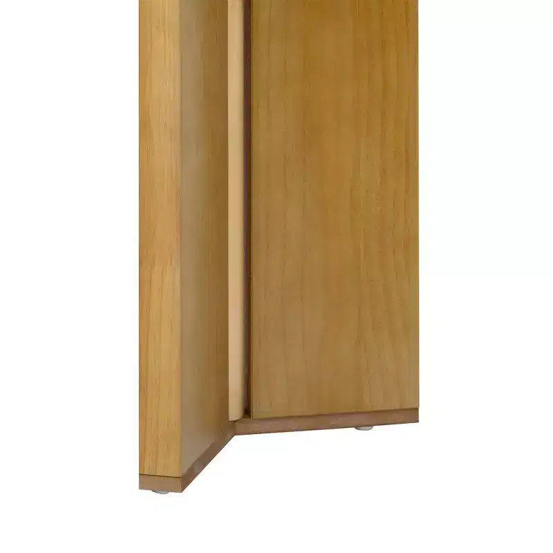 Table console minimaliste en bois avec pieds géométriques, table d’entrée de style champêtre pour le salon et l’entrée