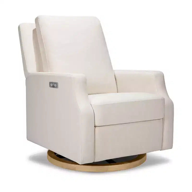 Namesake Crewe Electronic Recliner and Swivel Glider - Performance Cream Eco-Weave