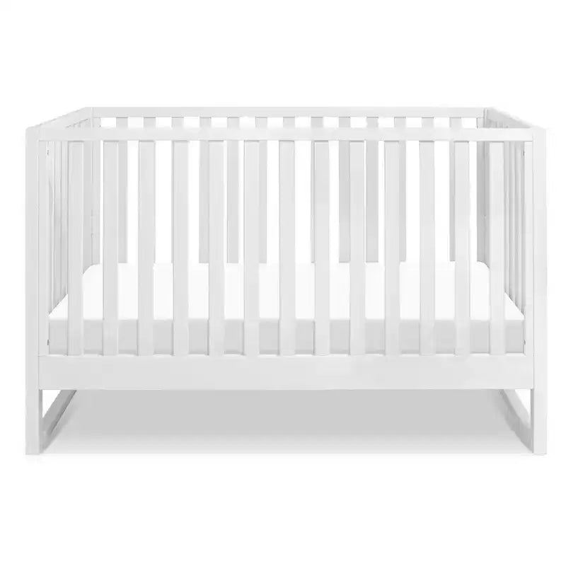 Modernes Babybett aus natürlichem Holz, sicheres Gitterbett fürs Babyzimmer