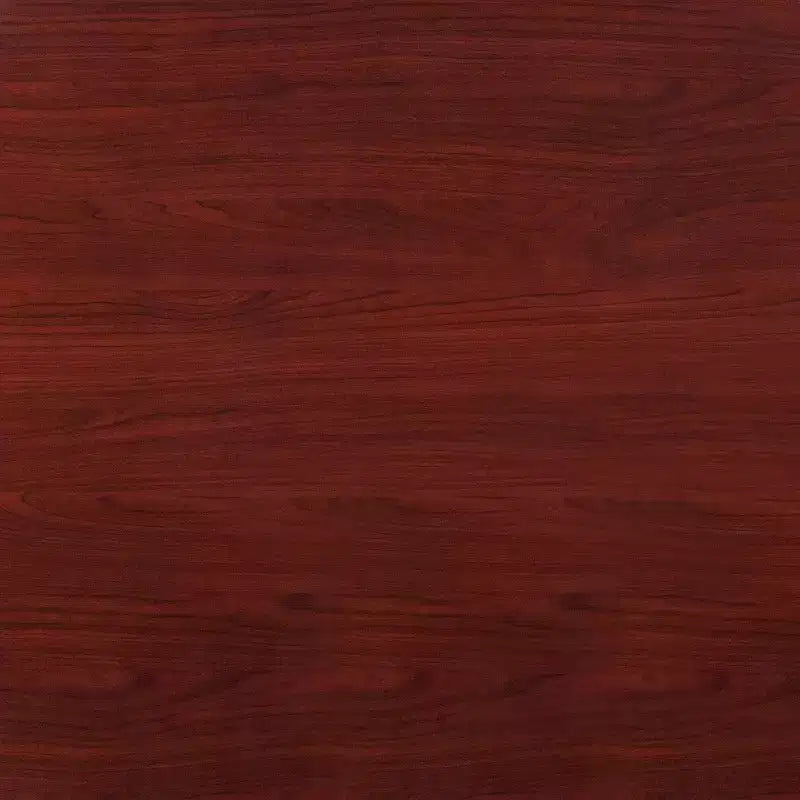 Plateau de table rond en résine à fini très brillant de 48, de style vieilli, avec 2 rebords épais