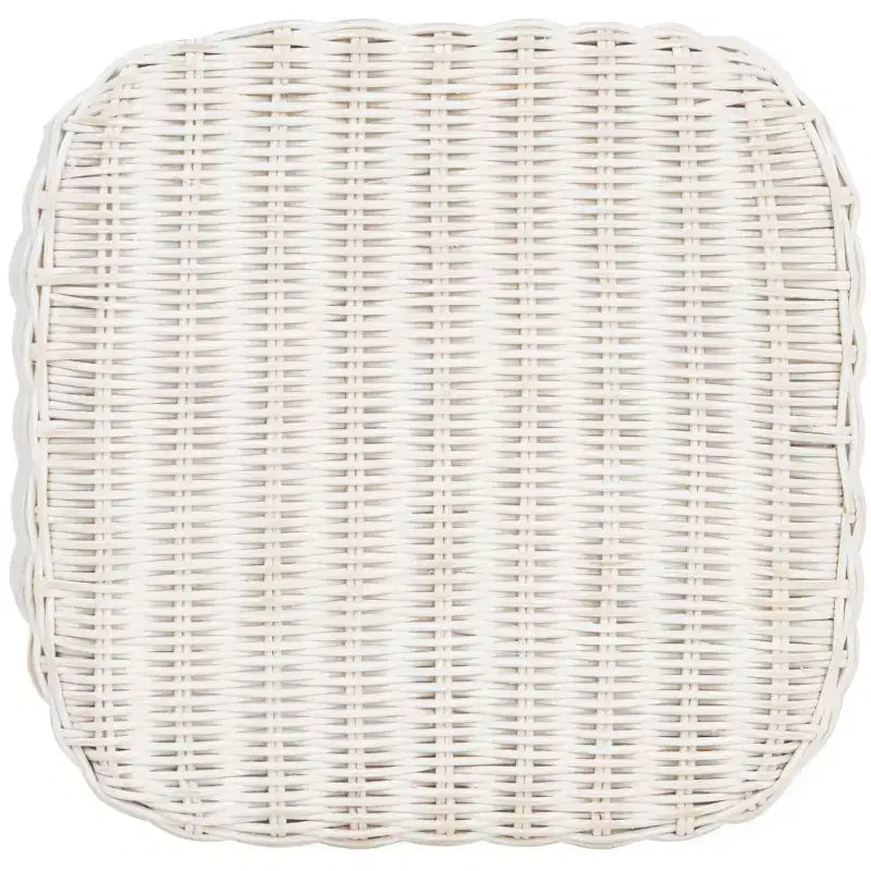 Tabouret de bar de style nordique, blanc patiné