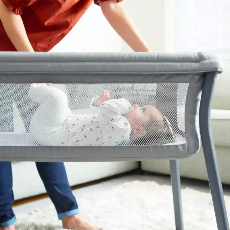 Couffin pour bébé en maille respirante, lit portable pour nourrisson avec cadre robuste