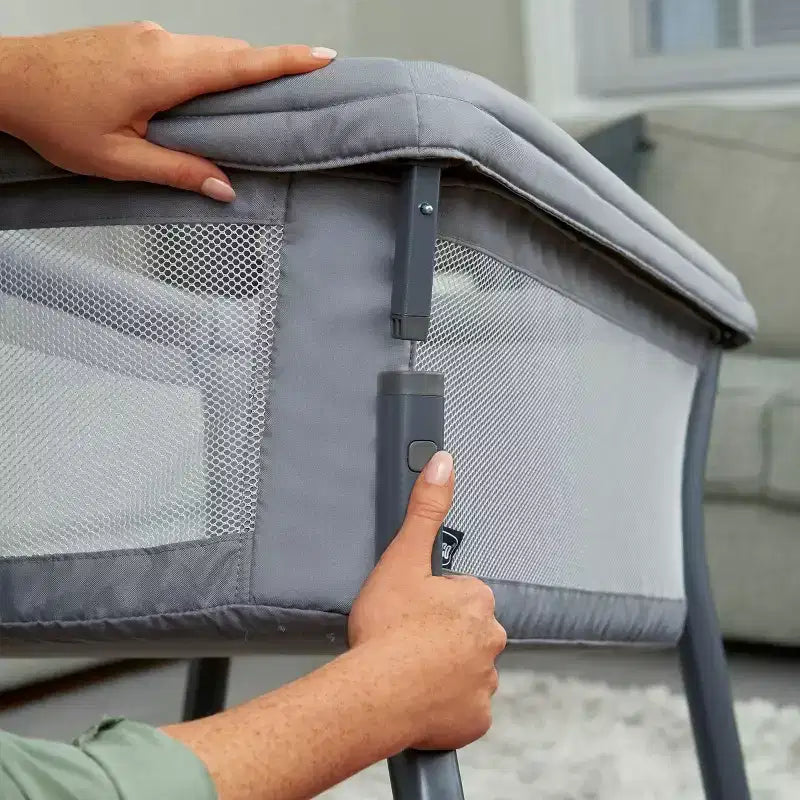 Moisés para bebé de malla transpirable, cama portátil para bebé con estructura resistente