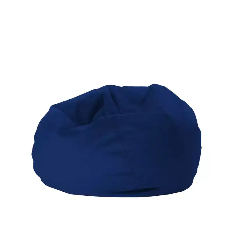 Pouf poire rond en velours pour enfants